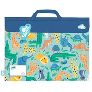 Spencil Safari Puzzle Library Bag Large 250 X 370mm - Cafe Supply