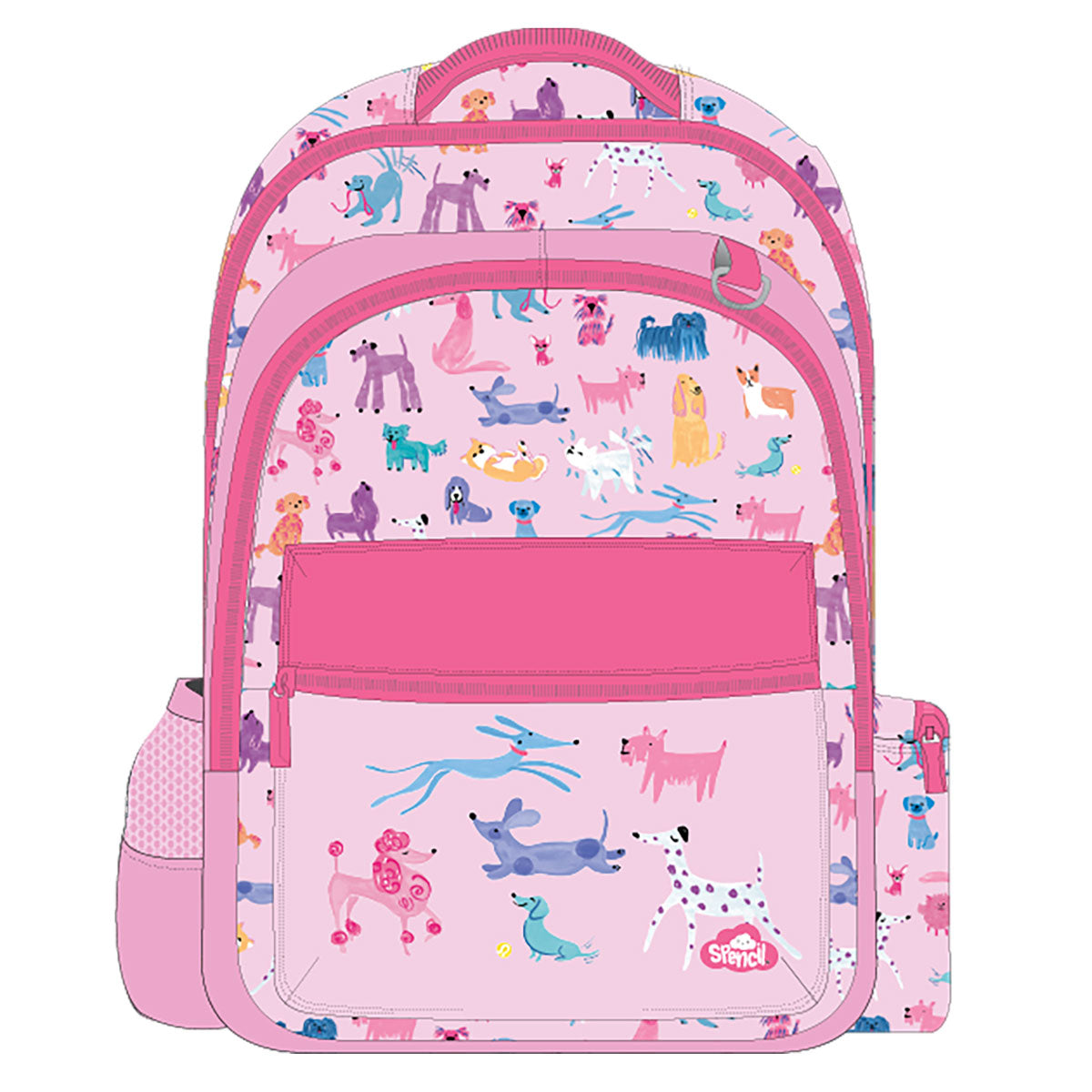 Spencil Doodle Dogs Junior Backpack 350 X 300mm - Cafe Supply