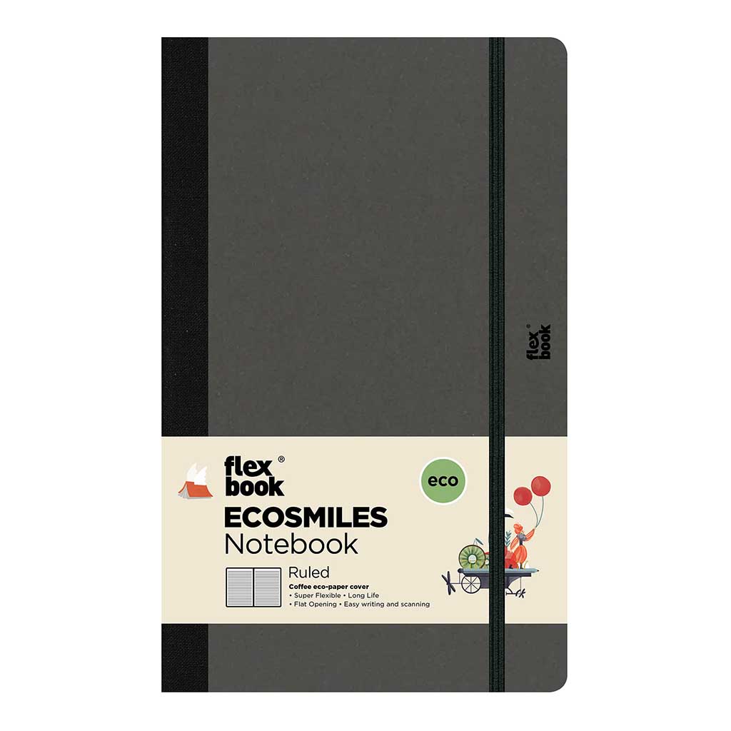 Flexbook Ecosmiles Notebook Medium Ruled Coffee