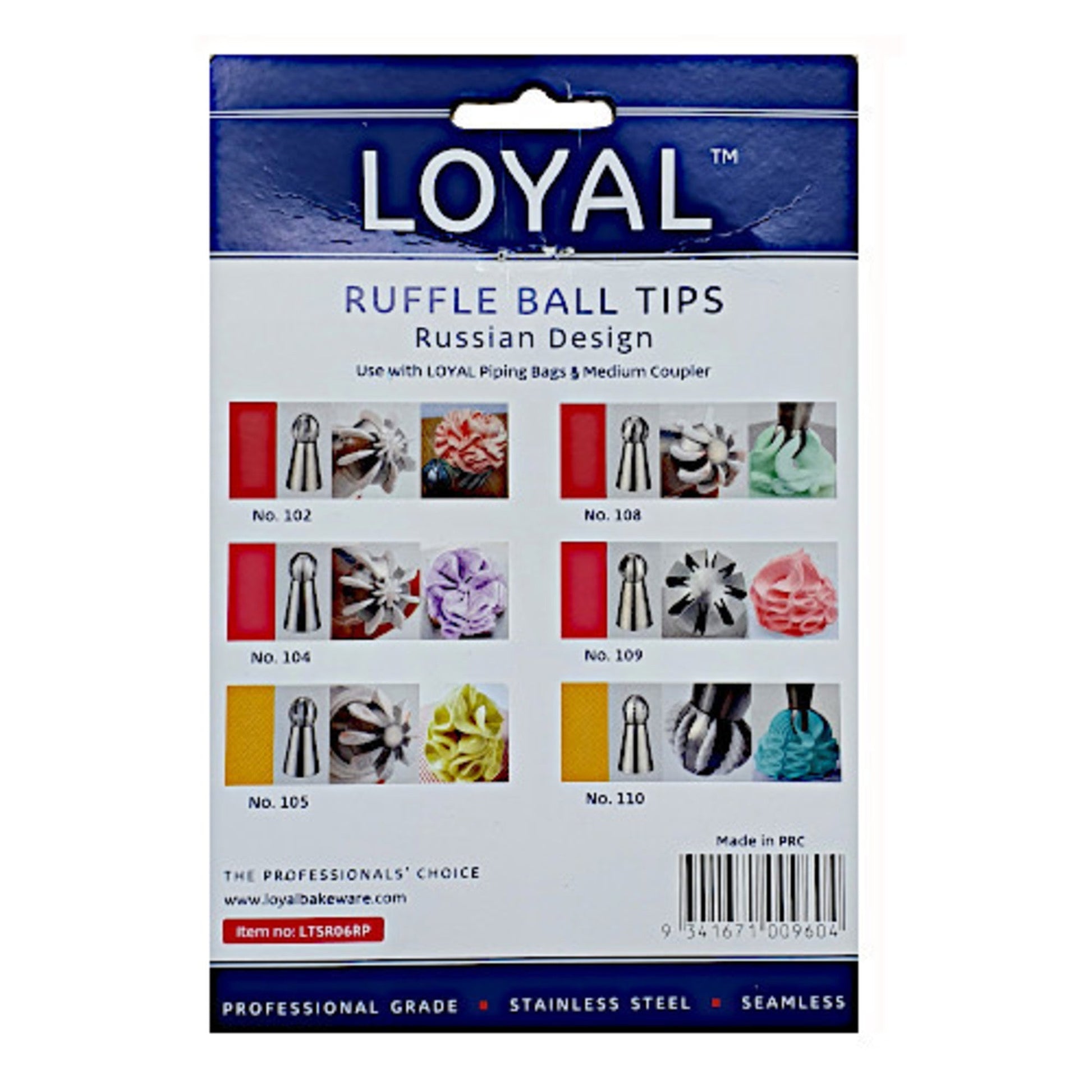 Russian Ruffle Ball Tips - 6 Piece Set - Cafe Supply