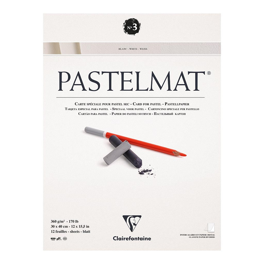 Pastelmat Pad No. 3 30x40cm 12sh