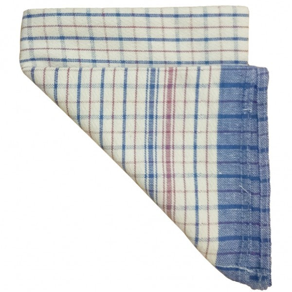 Tea Towels Check 46 x 76cm 100gm (12) - Cafe Supply