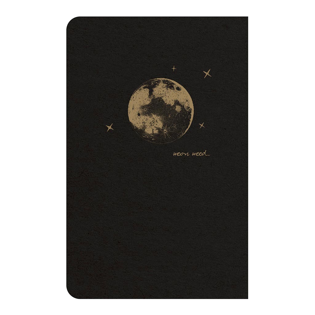 Flying Spirit Sewn Notebook 9x14cm Black