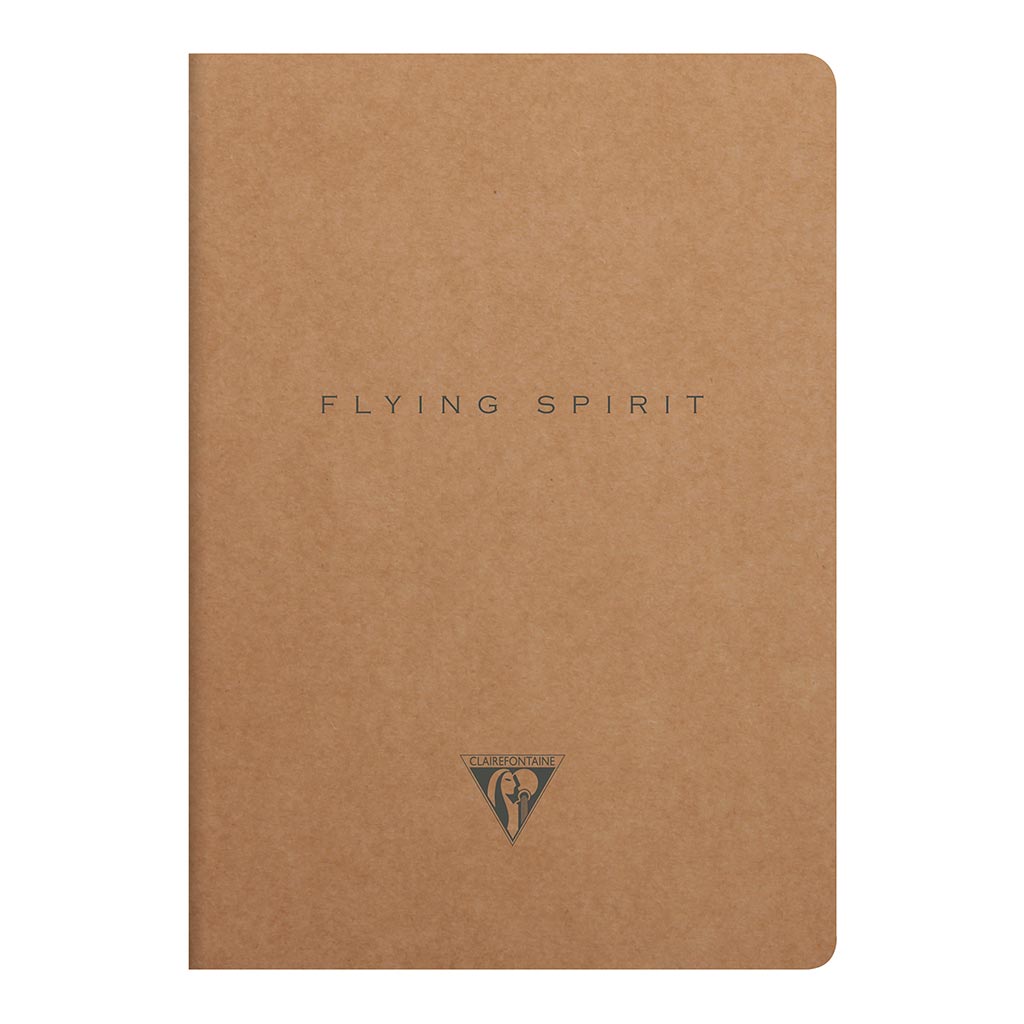 Flying Spirit Sewn Notebook A5 Kraft