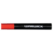 Warwick Marker Red Bullet Tip Permanent Box 12 - Cafe Supply