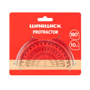 Warwick Protractor 10cm 180 Degrees - Cafe Supply