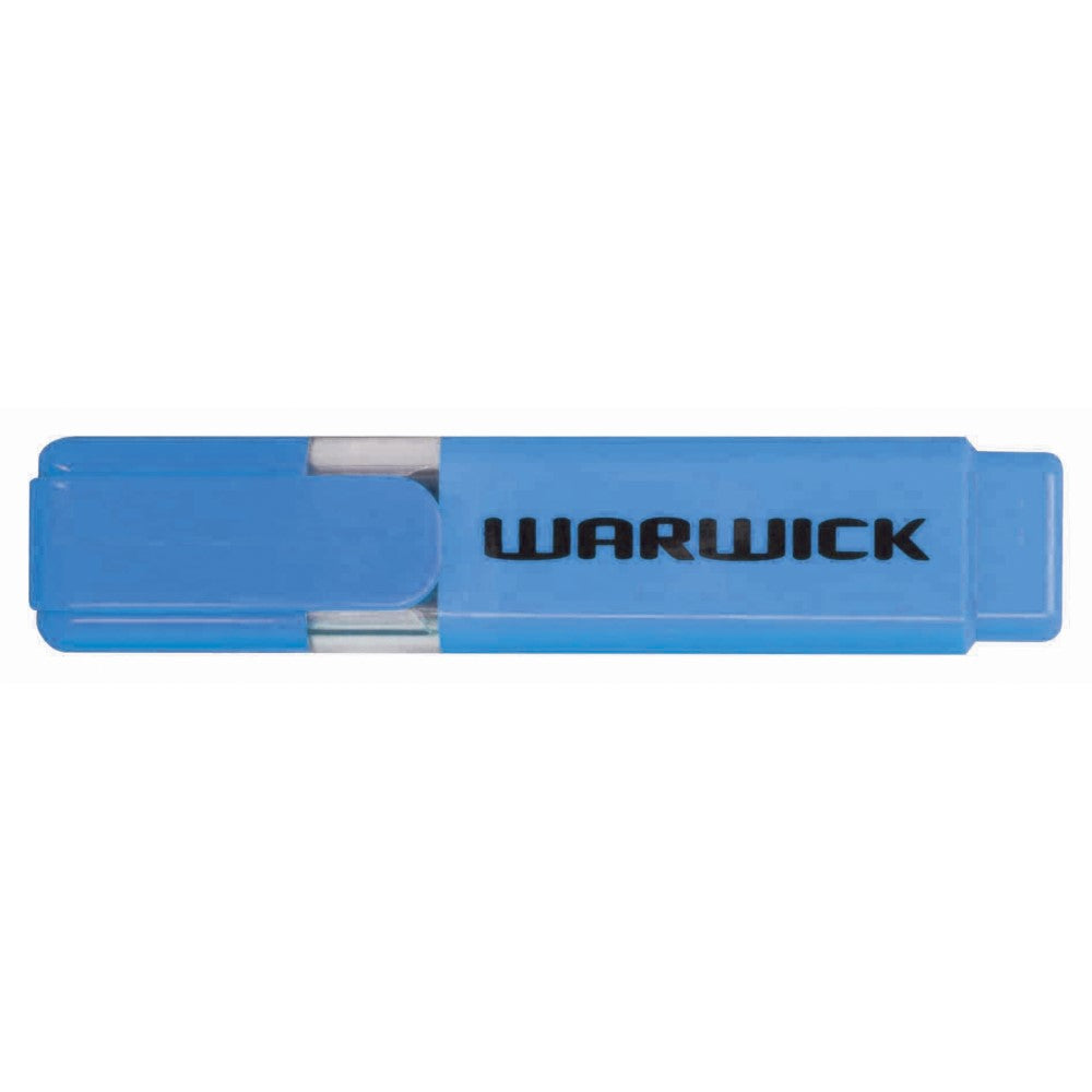 Warwick Highlighter Stubby Blue - Cafe Supply