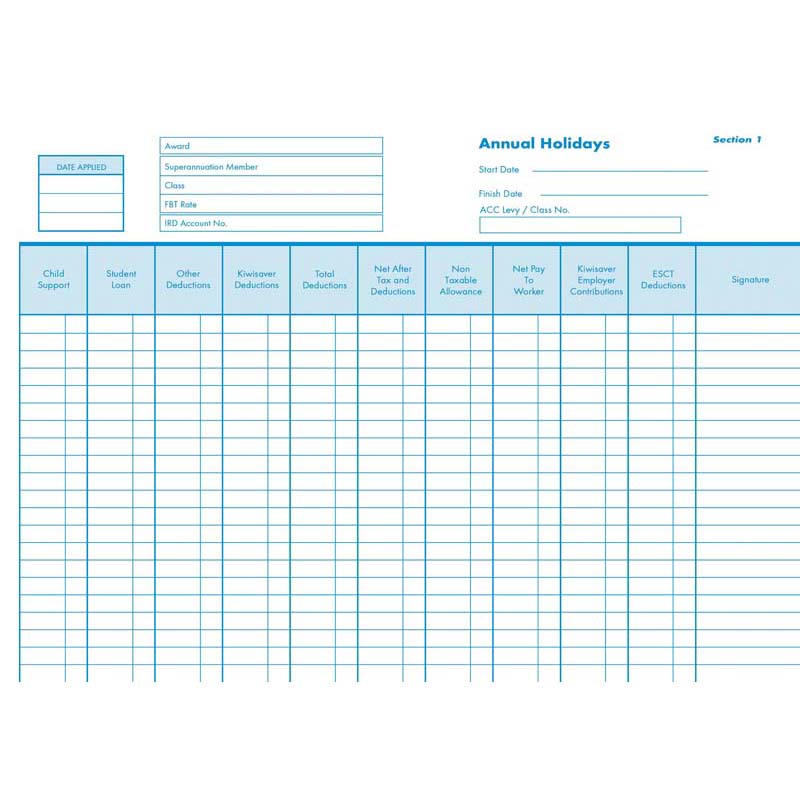 Collins Wage Book A5 Limp Cover 64lf - Cafe Supply
