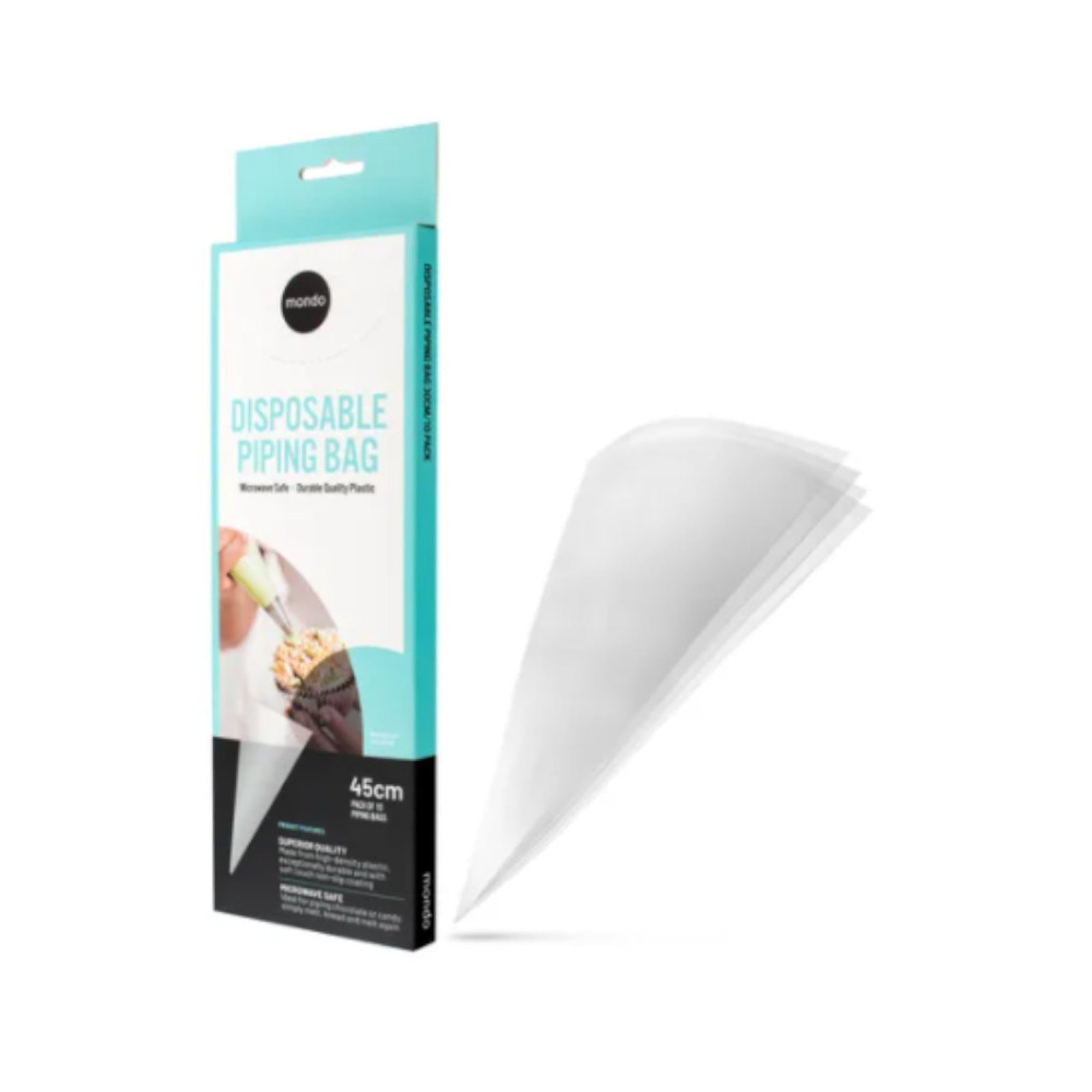 Disposable Piping Bags 45cm, 18" - (10) - Cafe Supply