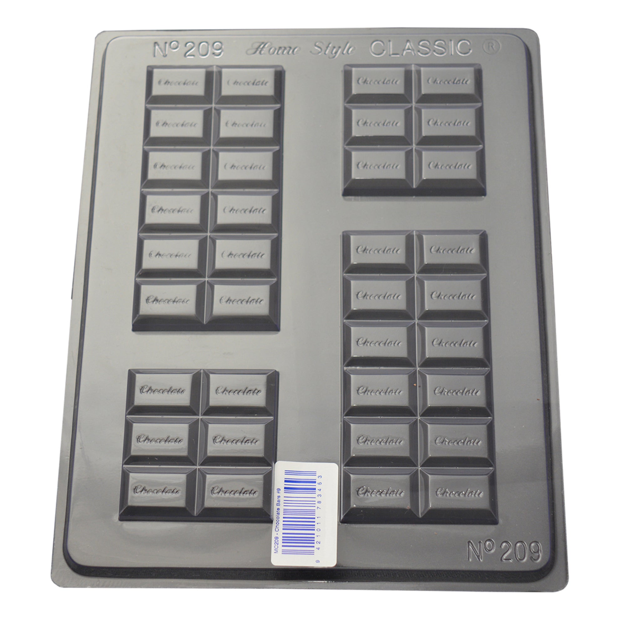 Chocolate Bars #9 Mould 0.6mm - Cafe Supply