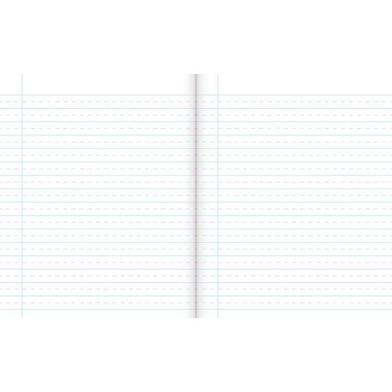 Warwick Learn To Write LWB 32 Leaf Dashed 7mm Ruled 14mm 255x205mm - Cafe Supply