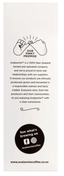 Avalanche 99% Sugar Free Drinking Chocolate Sticks 10 x 20g - Cafe Supply