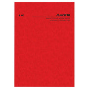 Milford A4 4 Money Column 26 Leaf Limp Account Book - Cafe Supply