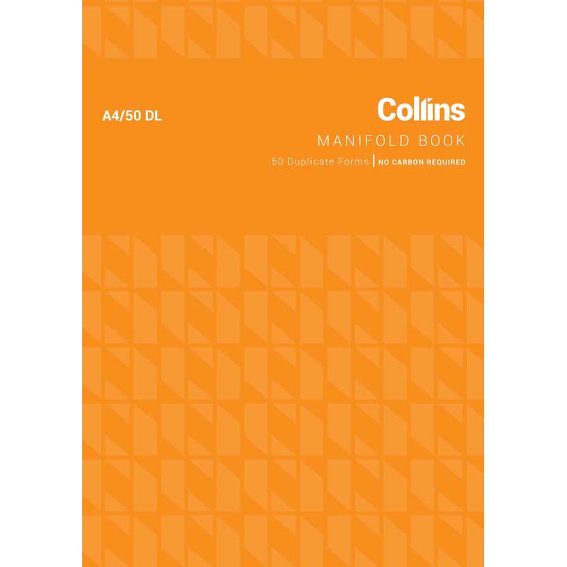 Collins Manifold A4/50DL No Carbon Required - Cafe Supply
