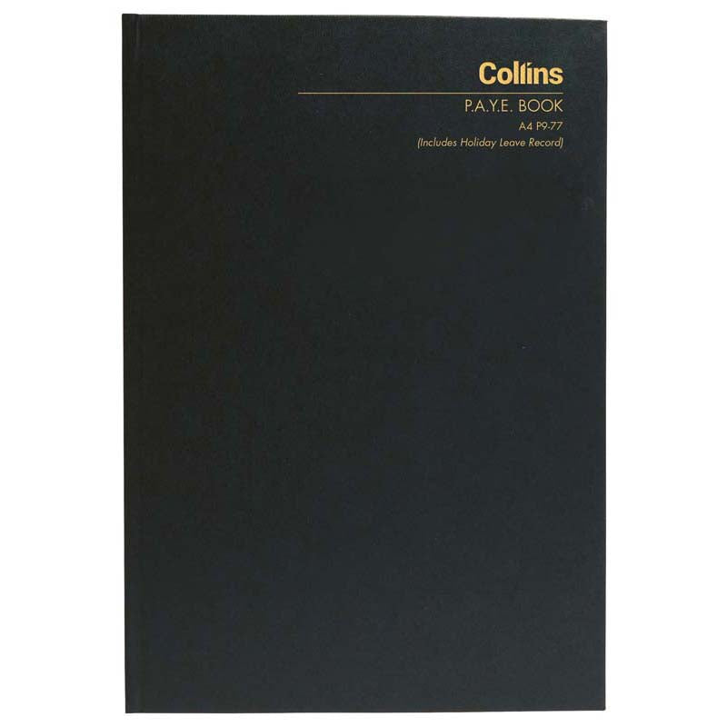 Collins Wage Book Hard Cover A4 P9-77 - Cafe Supply
