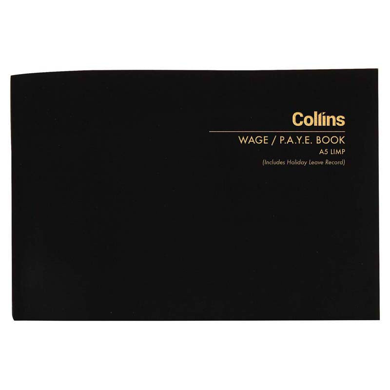 Collins Wage Book A5 Limp Cover 64lf - Cafe Supply