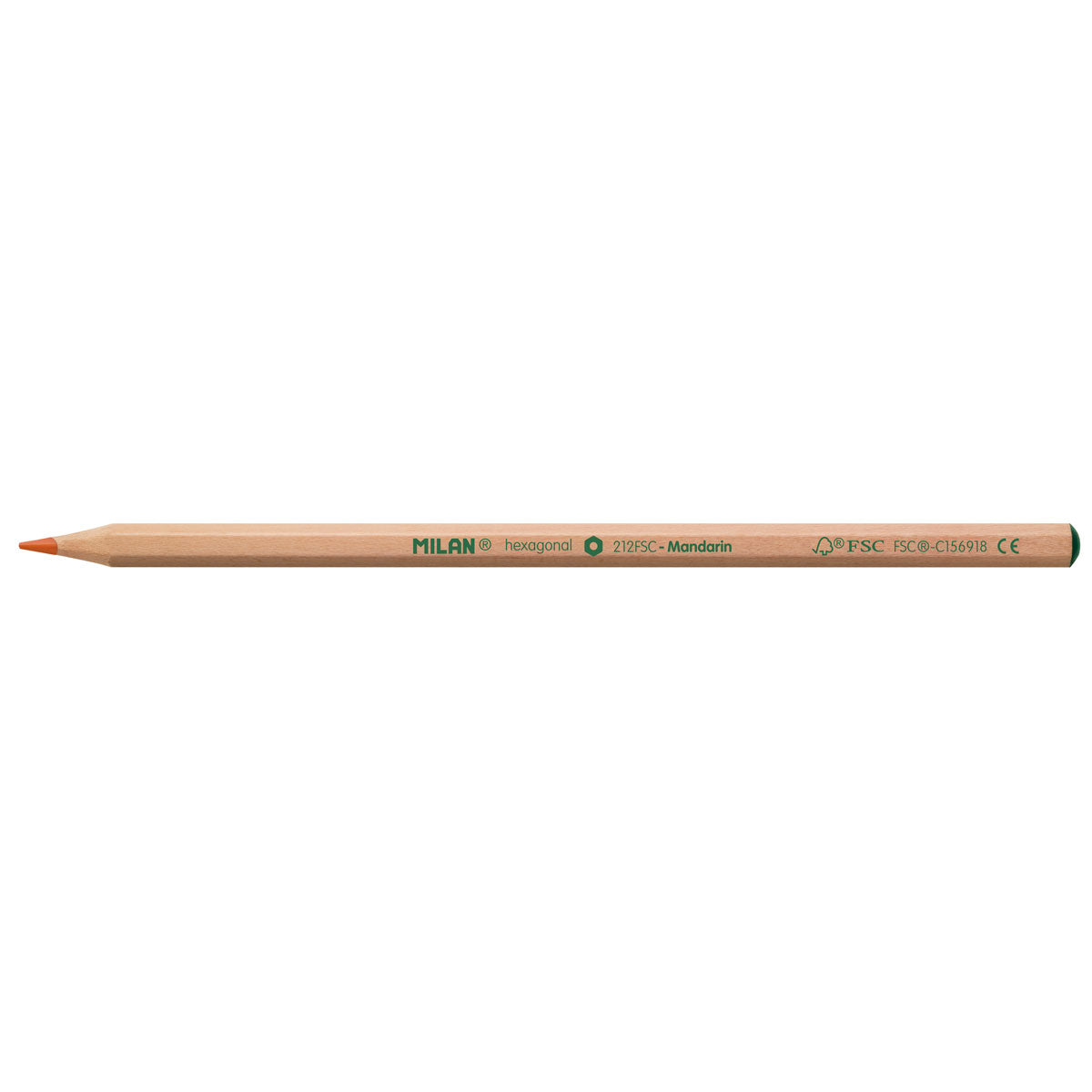 Milan Coloured Pencils Hexagonal Pack 24 Assorted Colours