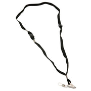 Dixon Lanyard Black Pack 10 Flat - Cafe Supply