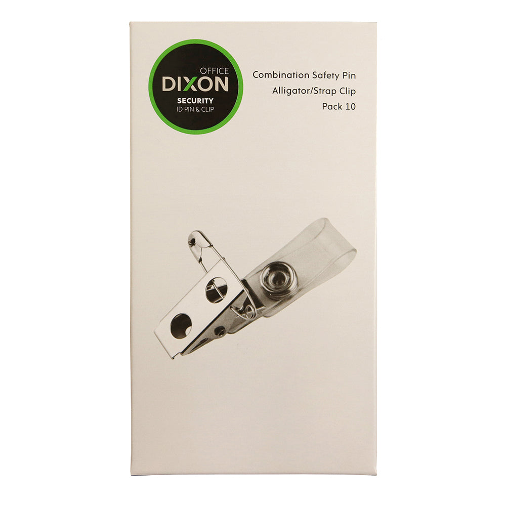 Dixon ID Pin Clip Strap Pack 10 - Cafe Supply