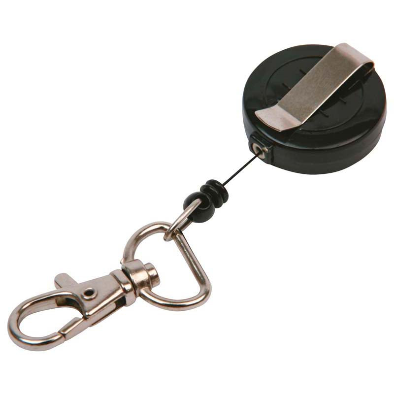 Dixon Key Card Reel Swivel Small Single Black - Cafe Supply