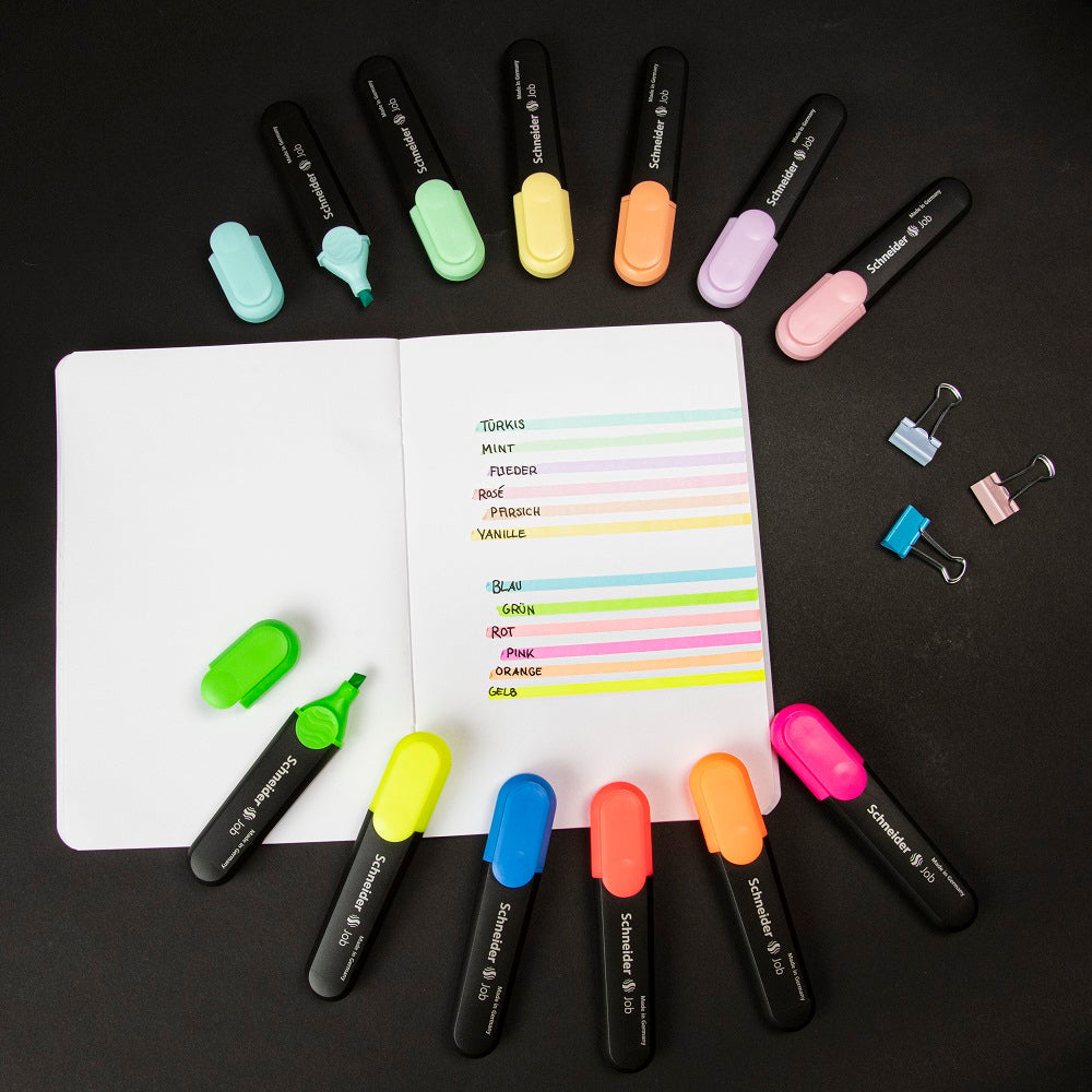 Schneider Highlighter Job Red - Cafe Supply