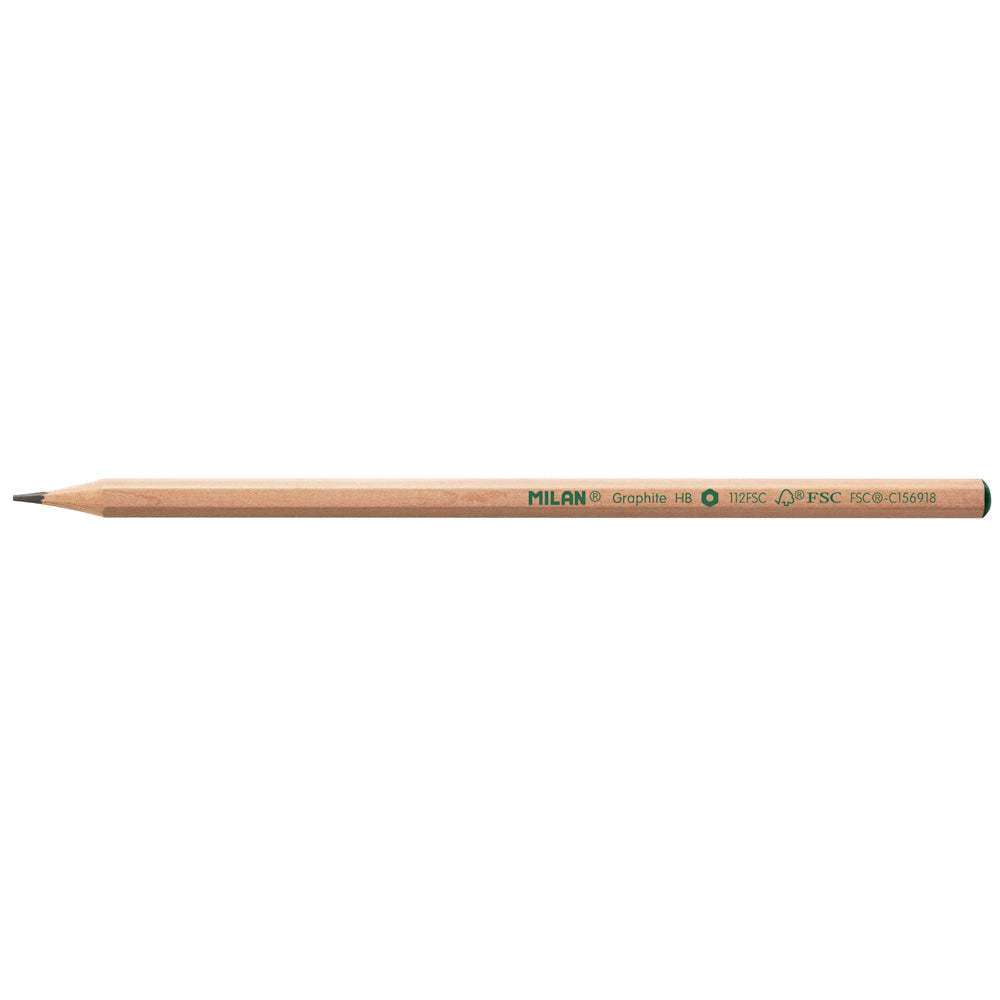 Milan HB Pencil Pack 12 Hexagonal - Cafe Supply