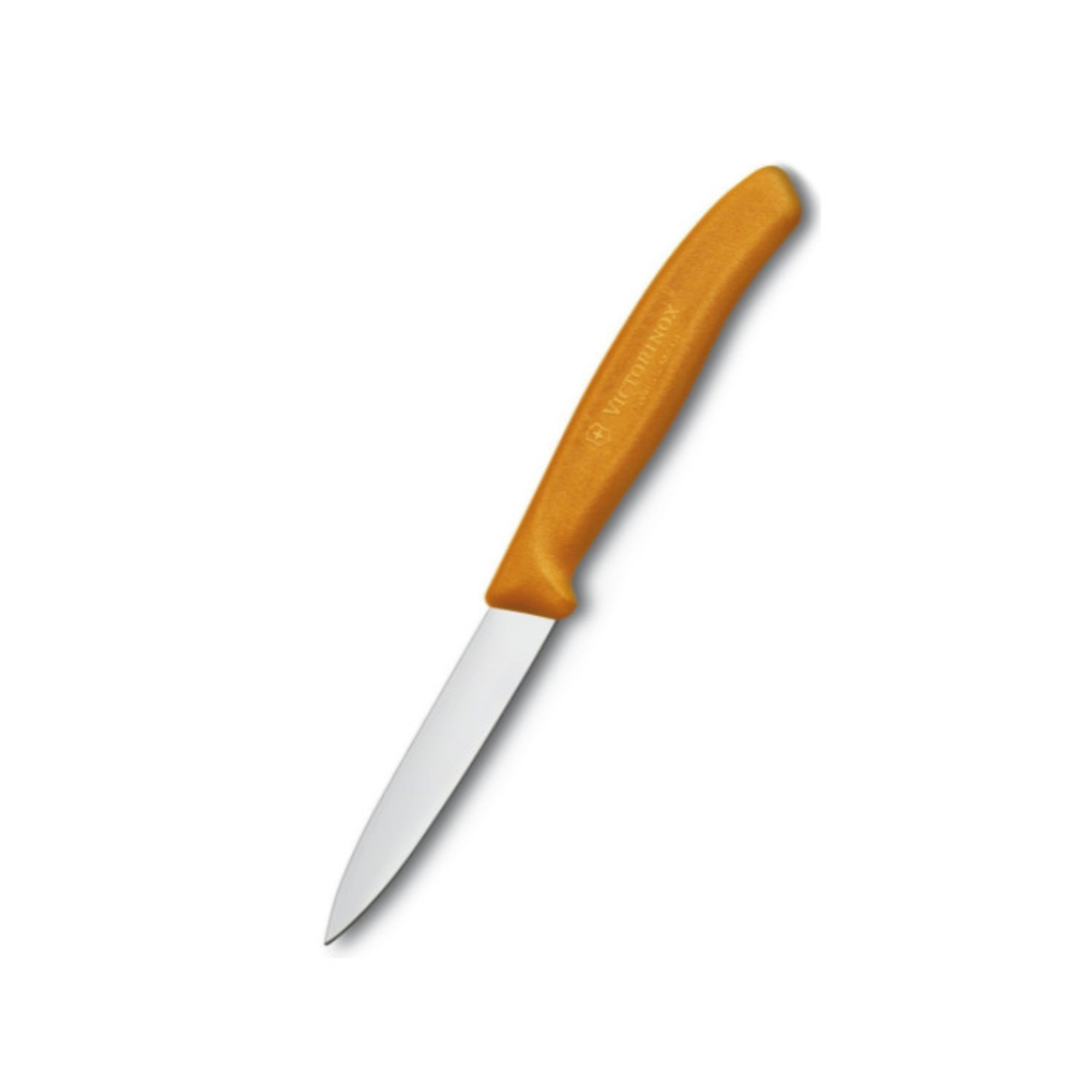 Paring Knife, Orange Nylon Handle (8cm Blade) - Cafe Supply