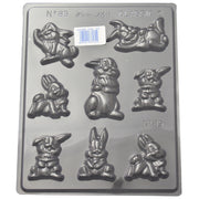 Fun Rabbits Mould (0.6mm) - Cafe Supply
