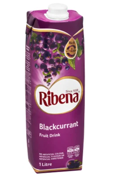 Ribena Blackcurrant Fruit Drink 1l - Cafe Supply