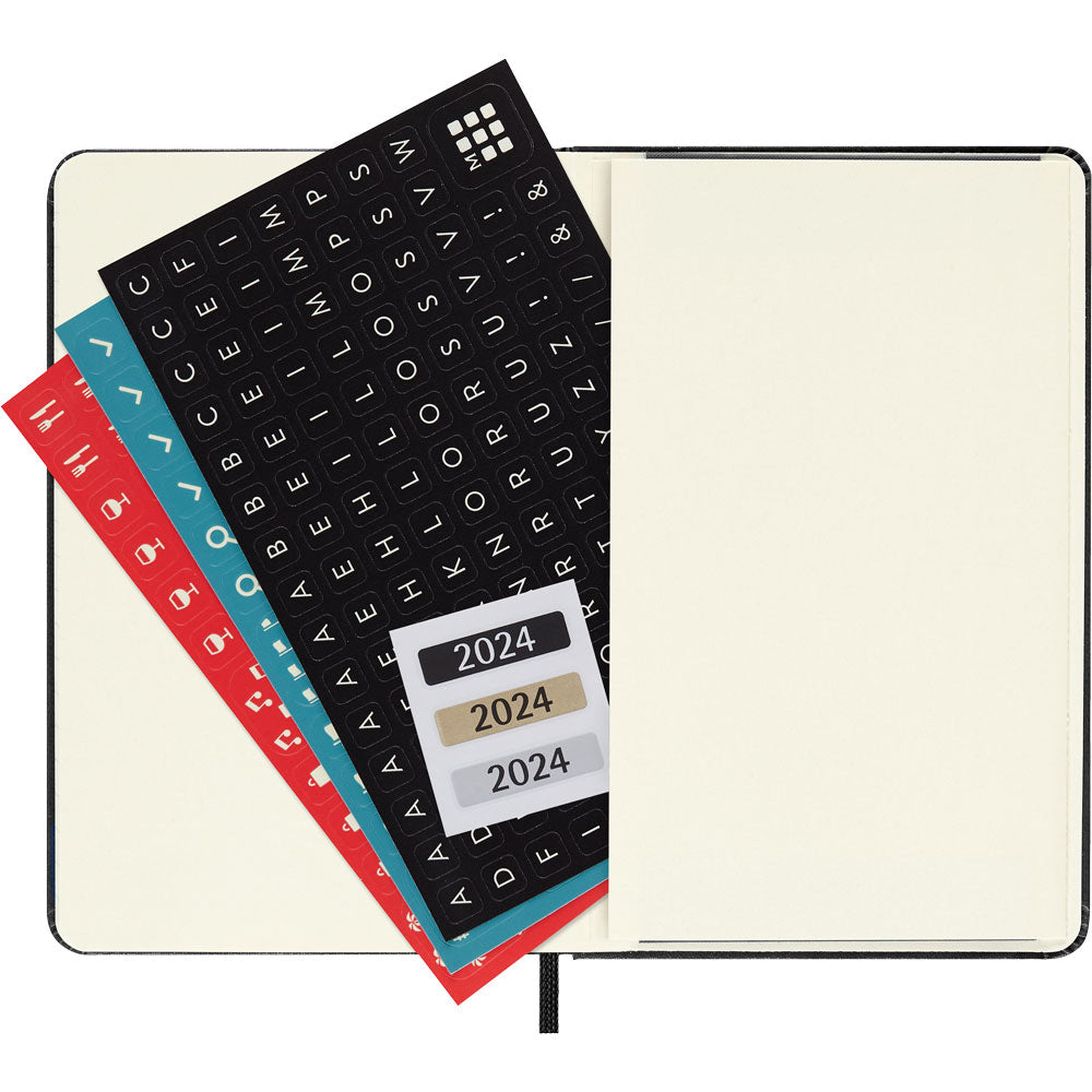 Moleskine Diary 12 Month Weekly Horizontal HC Pocket Black