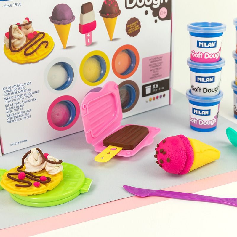Milan Soft Dough Cooking Time Play Kit - Cafe Supply