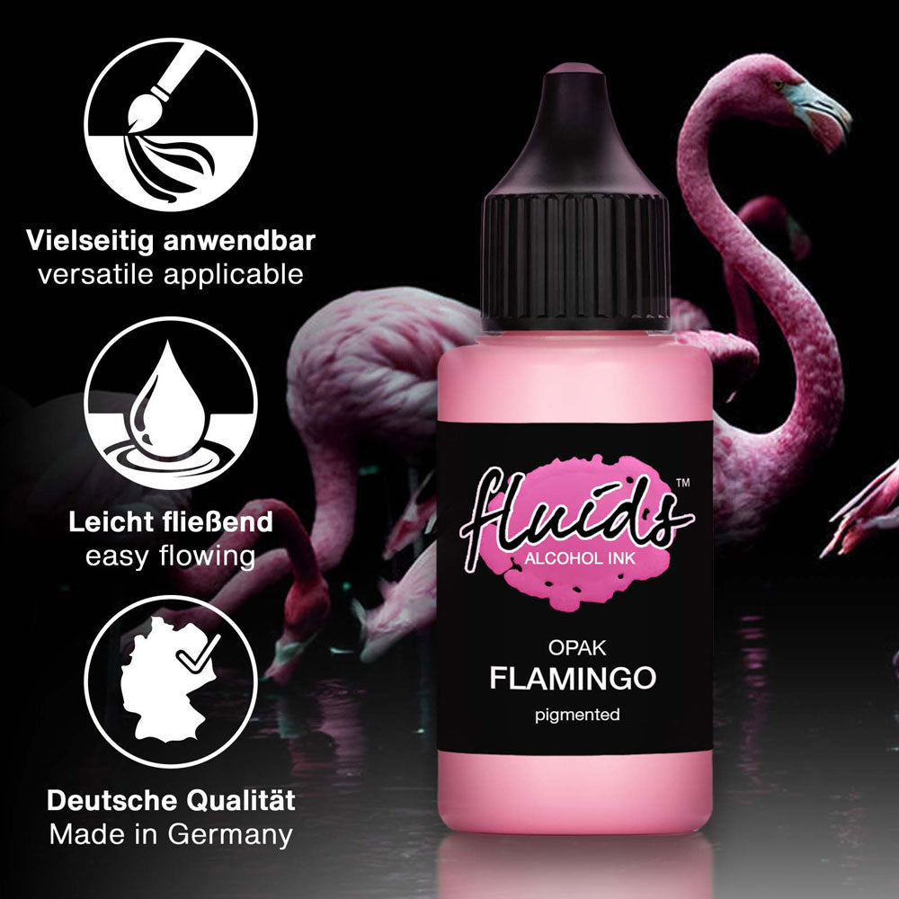 Octopus Fluids Alcohol Ink Opak Flamingo Pink 30ml