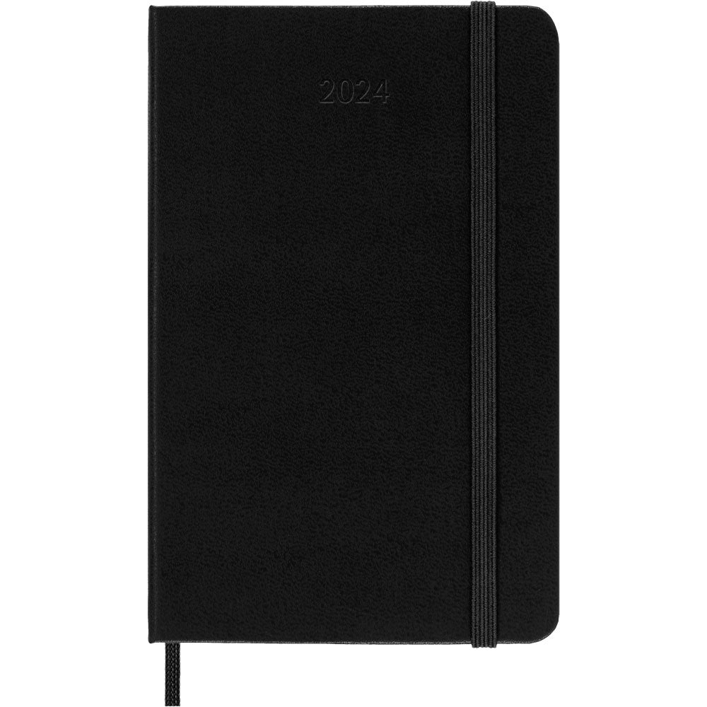 Moleskine Diary 12 Month Weekly Horizontal HC Pocket Black