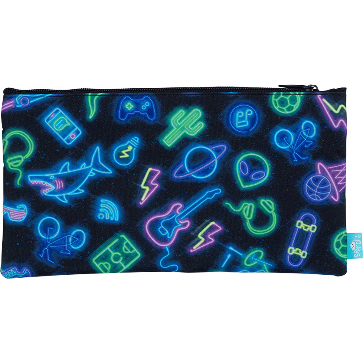 Spencil Neon Life Pencil Case 340 X 170mm - Cafe Supply