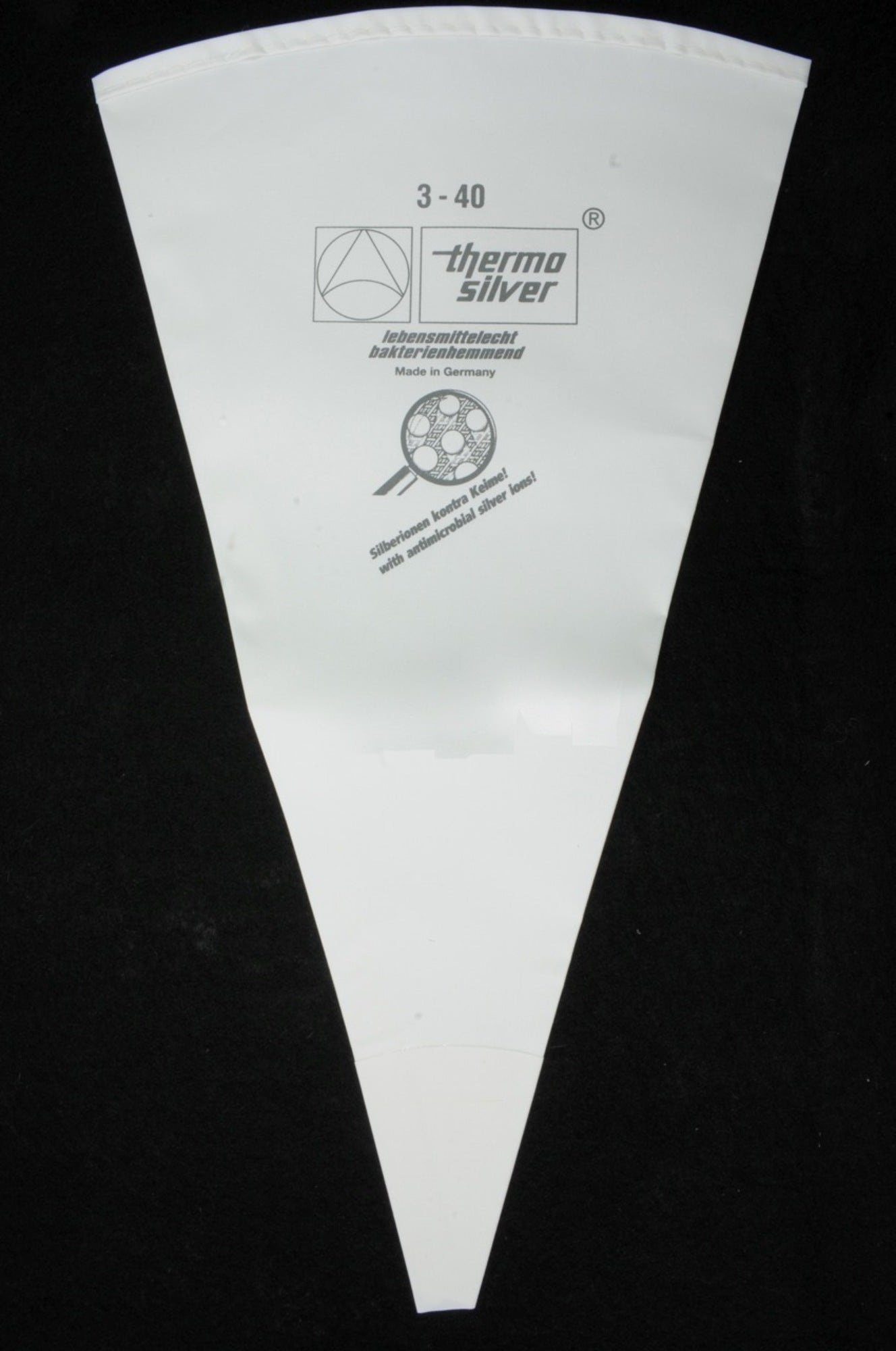 Thermo Antimicrobial (Silver) Pastry Bag 40cm (16") - Cafe Supply