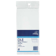 Croxley Envelope DLE Window Seal Easi 100 Pack - Cafe Supply