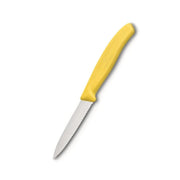 Paring Knife, Yellow Nylon Handle (8cm Serrated Blade) - Cafe Supply