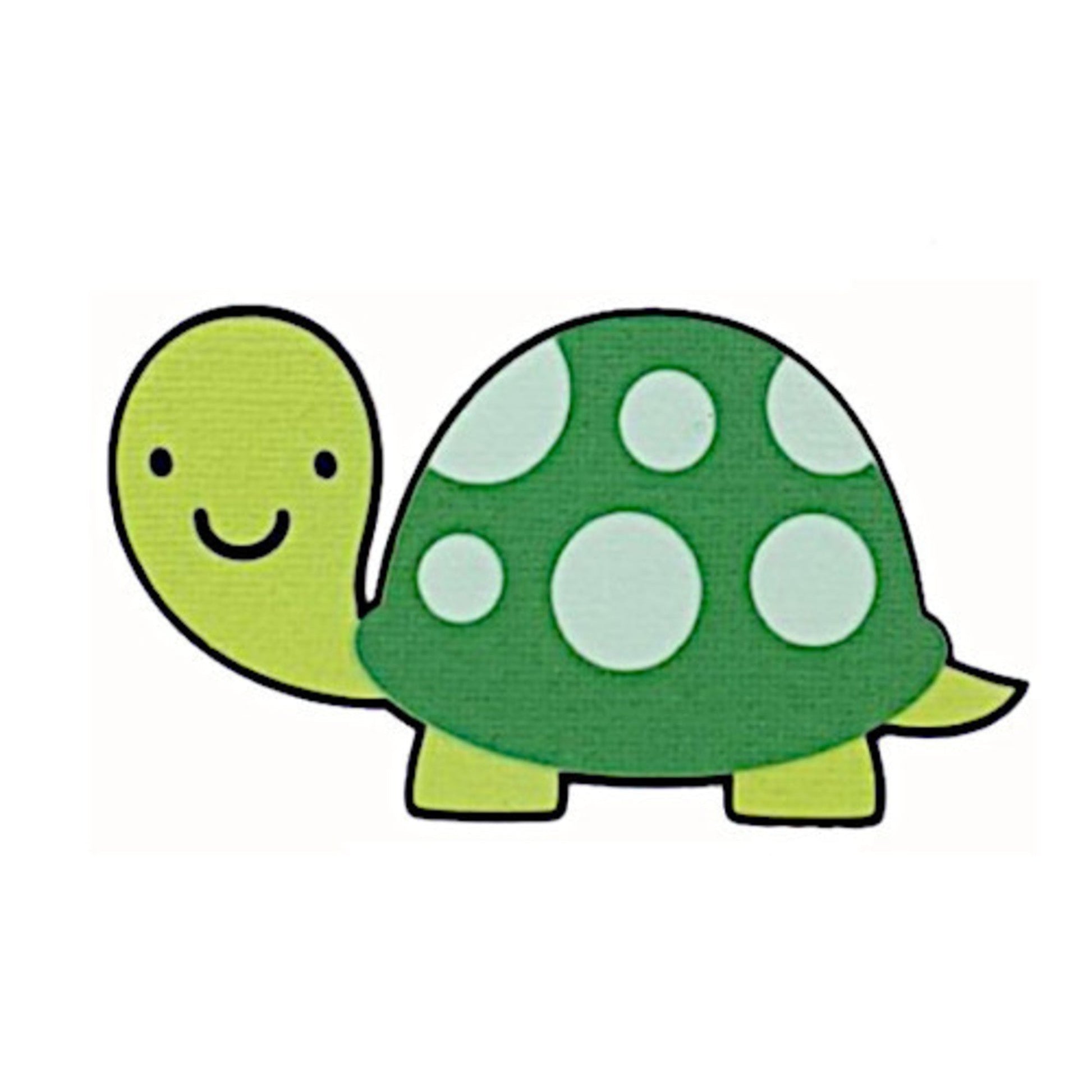 Turtle - Green Cake Topper (Card 100x50mm) - Cafe Supply