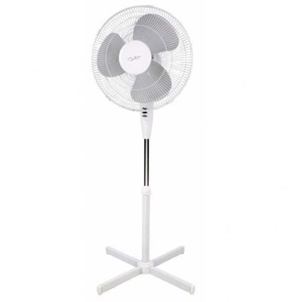 Nero 40cm White Pedestal Fan - Cafe Supply