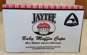 Mini Muffin Papers, 30mm base x 25mm height (Box of 2000) - Cafe Supply