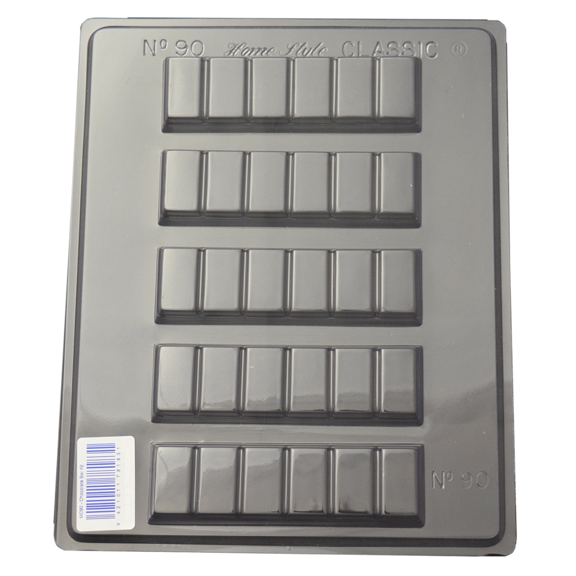Chocolate Bar #2 Mould (0.6mm) - Cafe Supply