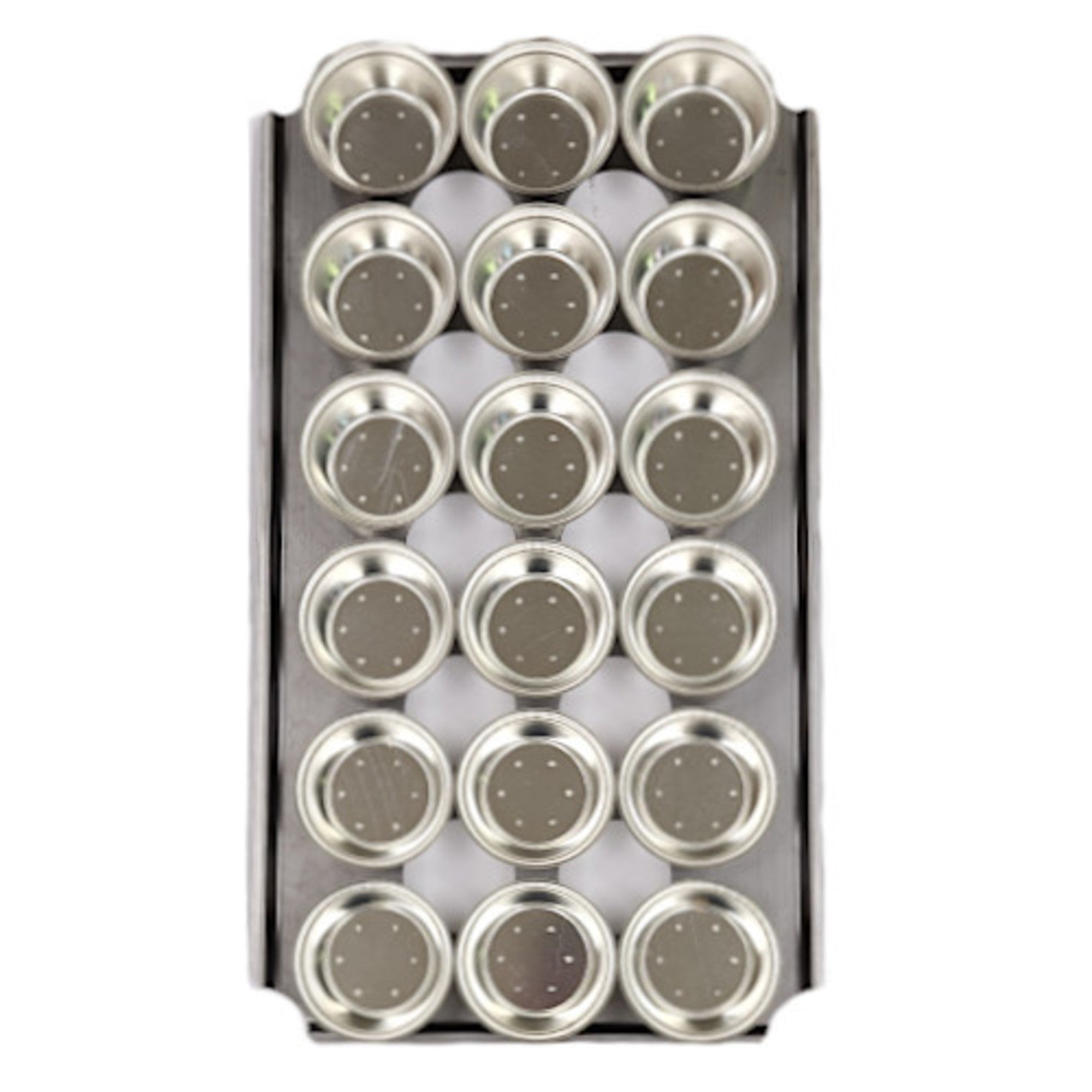 Palletized Pie Tins, (18) Round Very Deep 113x42mm, Tray size 720x405mm - Cafe Supply