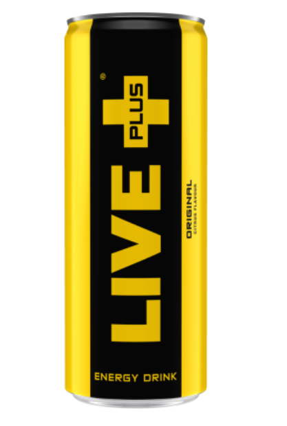 Live Plus Original Energy Drink 250ml - Cafe Supply