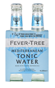 Fever-Tree Mediterranean Tonic Water Bottles 4 x 200ml