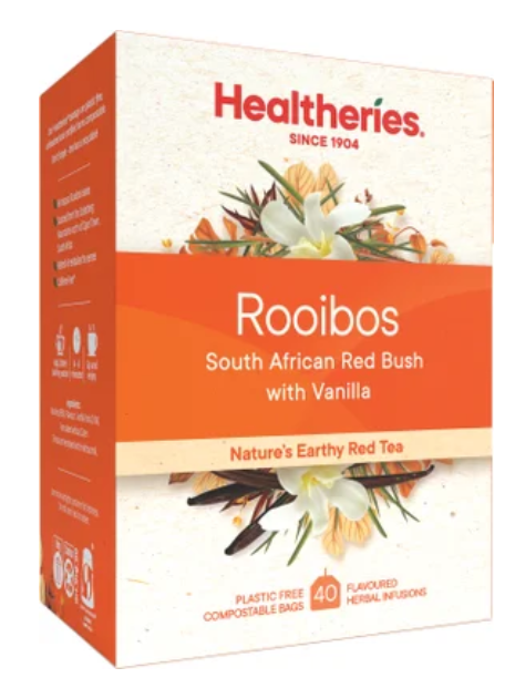 Healtheries Rooibos Vanilla Tea Tea Bags 40pk