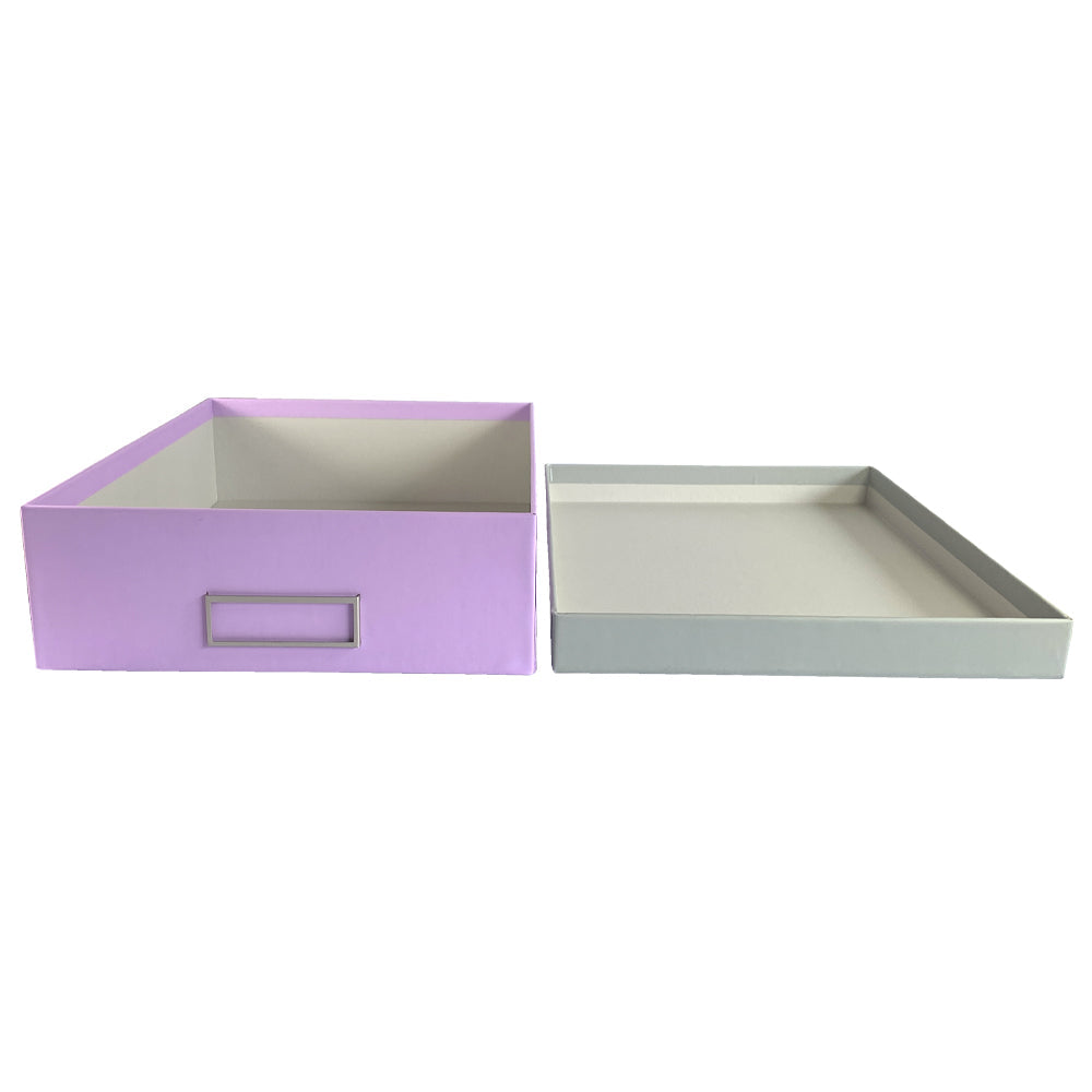 Ledah Pastels Storage Box A4 Purple - Cafe Supply