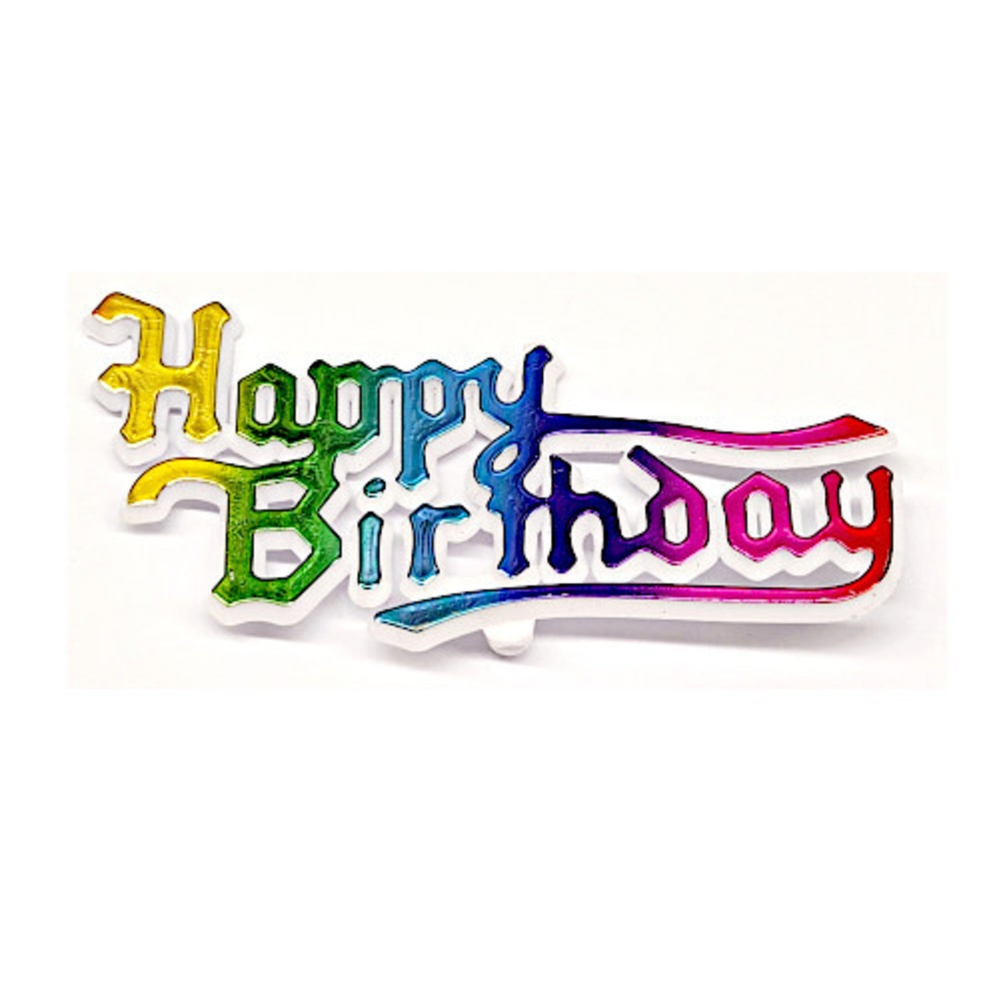 Vivid Happy Birthday Motto - (Pk6) - Cafe Supply