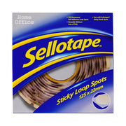 Sellotape Sticky Loop Spots Permanent 22mm 125 Pack - Cafe Supply