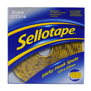 Sellotape Sticky Hook Spots Permanent 22mm 125 Pack - Cafe Supply