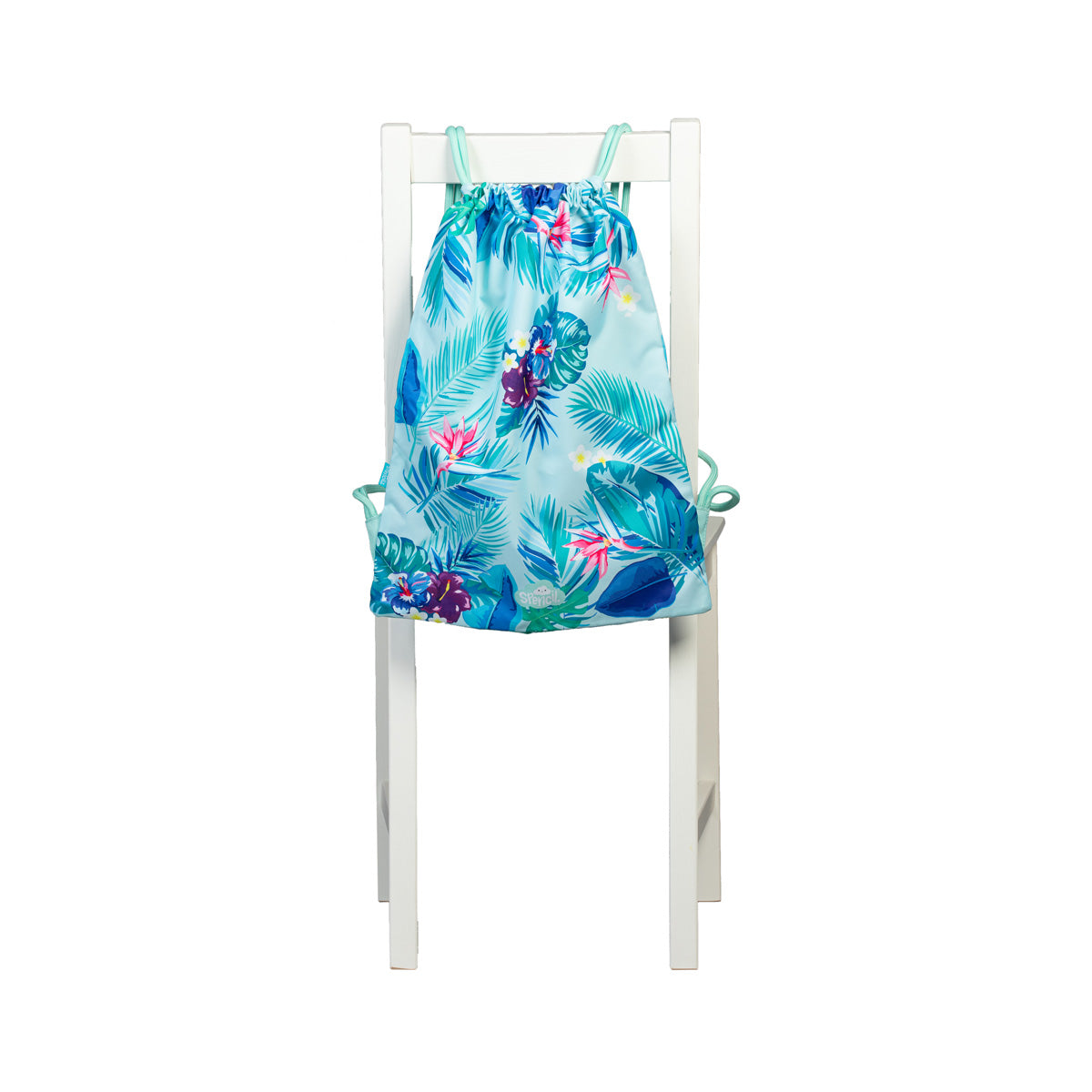 Spencil Beach Blooms Drawstring Sports Bag